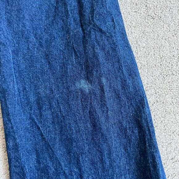 Naked & Famous Men’s Skinny Guy Jeans Sz 33x32 Dungaree Selvedge Blue Denim - Picture 14 of 16